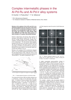 Complex intermetallic phases in the Al-Pd-Ru and Al-Pd