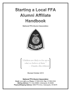 an Alumni Chapter/Affiliate