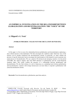 an empirical investigation on the relationship between