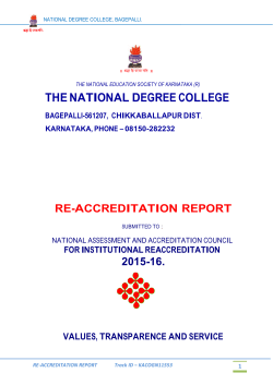 THENATIONAL DEGREE COLLEGE - National College Bagepalli