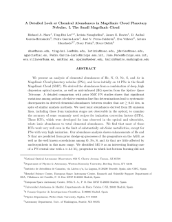 A Detailed Look at Chemical Abundances in Magellanic Cloud