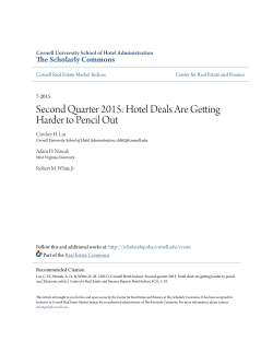 Hotel Deals Are Getting Harder to Pencil Out