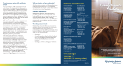 FDR (Brochure) - Relationships Australia SA