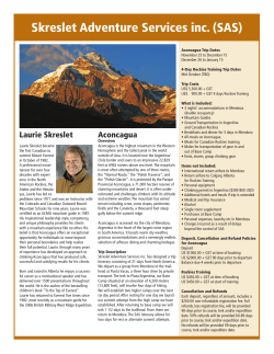 Aconcagua Trip Details