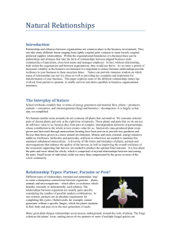 Natural Relationships - Biomimicry for Creative Innovation