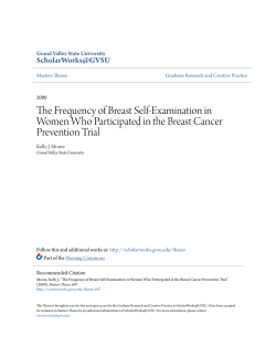 The Frequency of Breast Self-Examination in Women Who