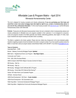 Minnesota Homeownership Center