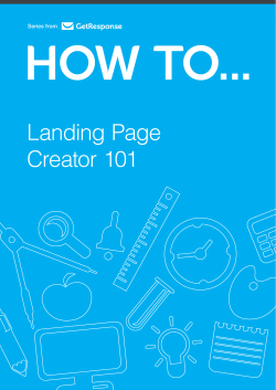 Landing Page Creator 101
