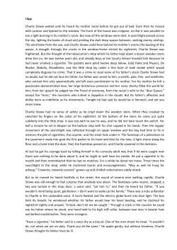 I Spy Charlie Stowe waited until he heard his mother snore before