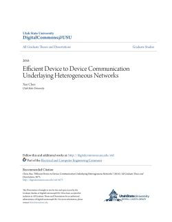 Efficient Device to Device Communication Underlaying