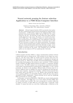 Neural network pruning for feature selection