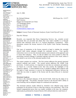 July 15, 2006 Mr. Richard Webster SES Project No.
