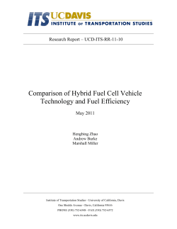Comparison of Hybrid Fuel Cell Vehicle Technology and