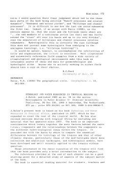 by J. Balek - Hydrologie.org