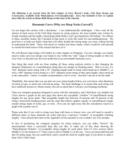 Harmonic Curve [Why are Harp Necks Curved?]