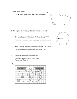 1. Look at this shape. Tick ( ) each angle that is less than a right