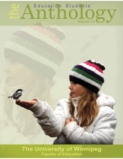 Message from the Editor 2010 - Faculty of Education