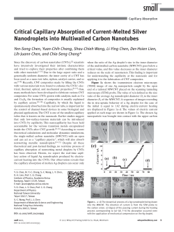 Critical Capillary Absorption of Current