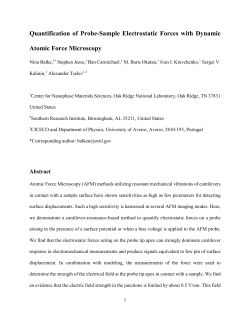 Quantification of Probe-Sample Electrostatic Forces with Dynamic