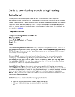 Guide to downloading e-books using Freading