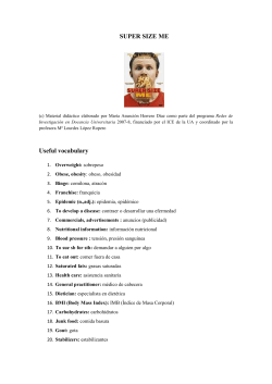 SUPER SIZE ME Useful vocabulary