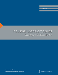 Industrial Loan Companies