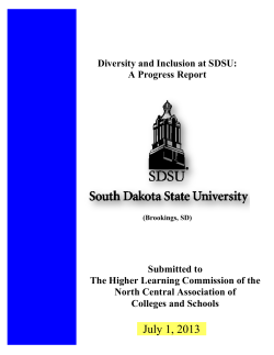 a progress report - South Dakota State University
