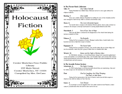 holocaust fiction - Center Moriches Library