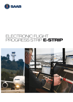 electronic flight progress strip e-strip