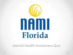 Mental Health Awareness Quiz