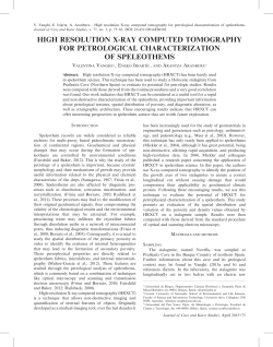 high resolution x-ray computed tomography for petrological