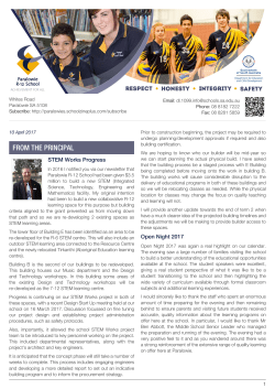 Issue 3, 10 April 2017 - Paralowie R