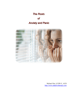 The Roots of Anxiety and Panic