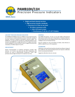 PAMB10H/11H - DMA-AERO