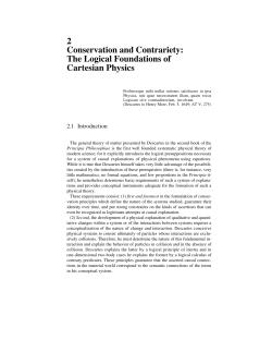 2 Conservation and Contrariety: The Logical Foundations of