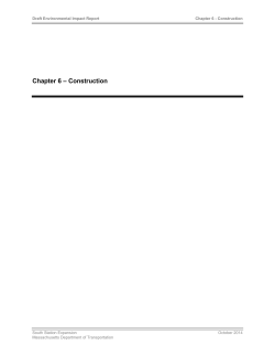Chapter 6 &ndash; Construction