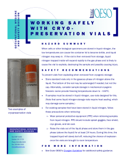 Cryopreservation Safety