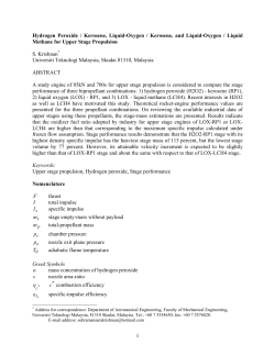 1 Hydrogen Peroxide / Kerosene, Liquid