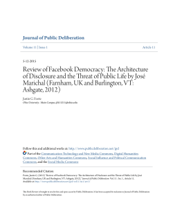 Review of Facebook Democracy