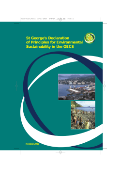 St George`s Declaration of Principles for Environmental