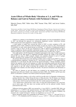 Acute Effects of Whole-Body Vibration at 3, 6, and 9 Hz