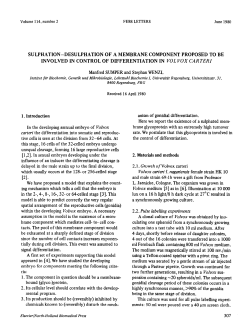 SULPHATION-DESULPHATION OF A MEMBRANE
