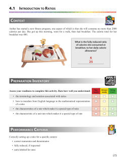 Ratios - pcrest3.com