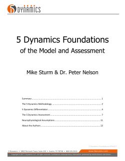 the Foundations of 5 Dynamics PDF