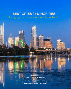 Best Cities for Minorities: Gauging the Economics of Opportunity