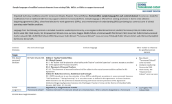 Sample language of modified contract elements from existing CBAs