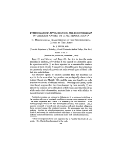 LYMPHOMATOSIS, MYELOMATOSIS, AND