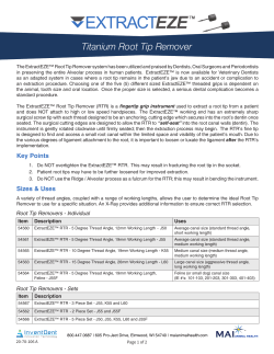 Titanium Root Tip Remover