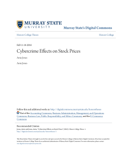 Cybercrime Effects on Stock Prices