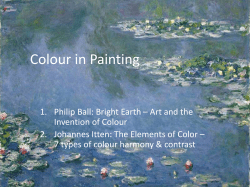 Colour in Painting